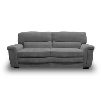 Sofá Sumi tres plazas gris 216 cm