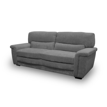 Sofá Sumi tres plazas gris 216 cm