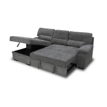 Sofá cama chaiselongue izquierda Silvia 251 cm