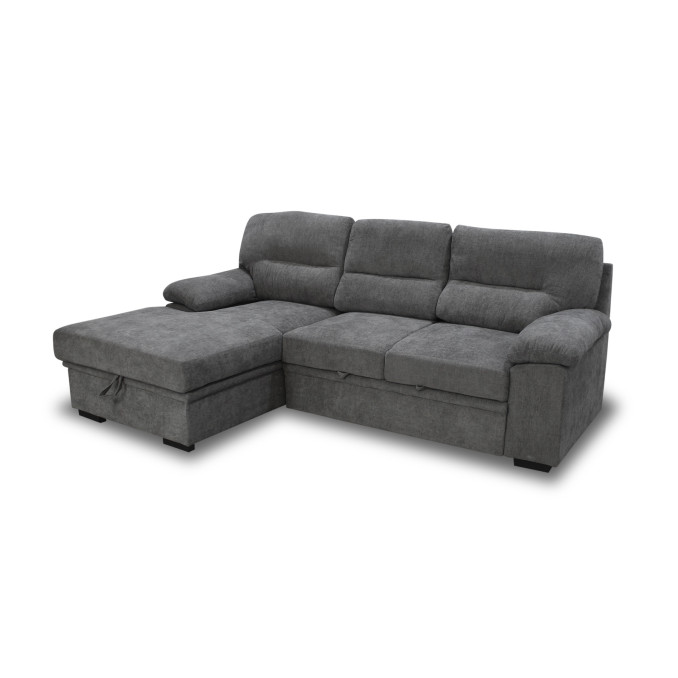 Sofá cama chaiselongue izquierda Silvia 251 cm
