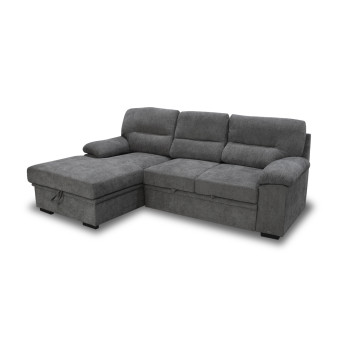 Sofá cama chaiselongue izquierda Silvia 251 cm