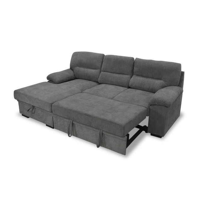Sofá cama chaiselongue izquierda Silvia 251 cm