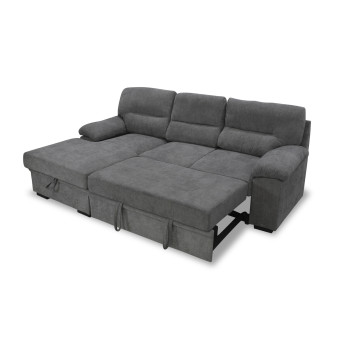 Sofá cama chaiselongue izquierda Silvia 251 cm