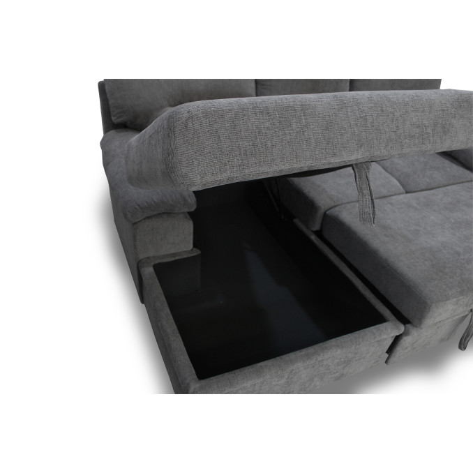 Sofá cama chaiselongue izquierda Silvia 251 cm