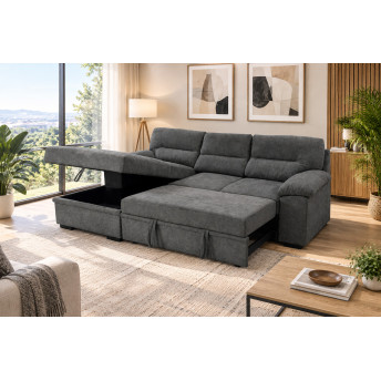 Sofá cama chaiselongue izquierda Silvia 251 cm