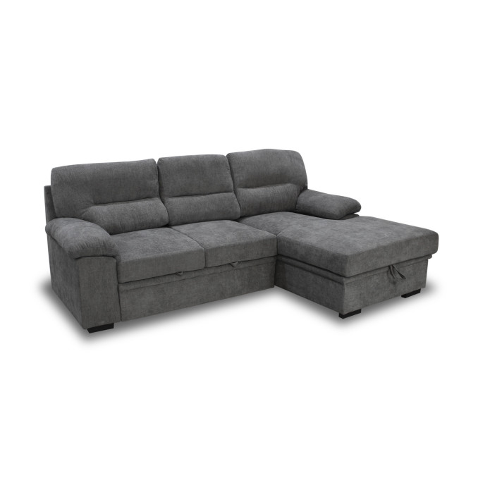 Sofá cama chaiselongue derecha Silvia 251 cm