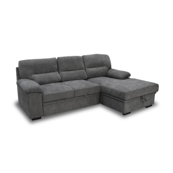 Sofá cama chaiselongue derecha Silvia 251 cm
