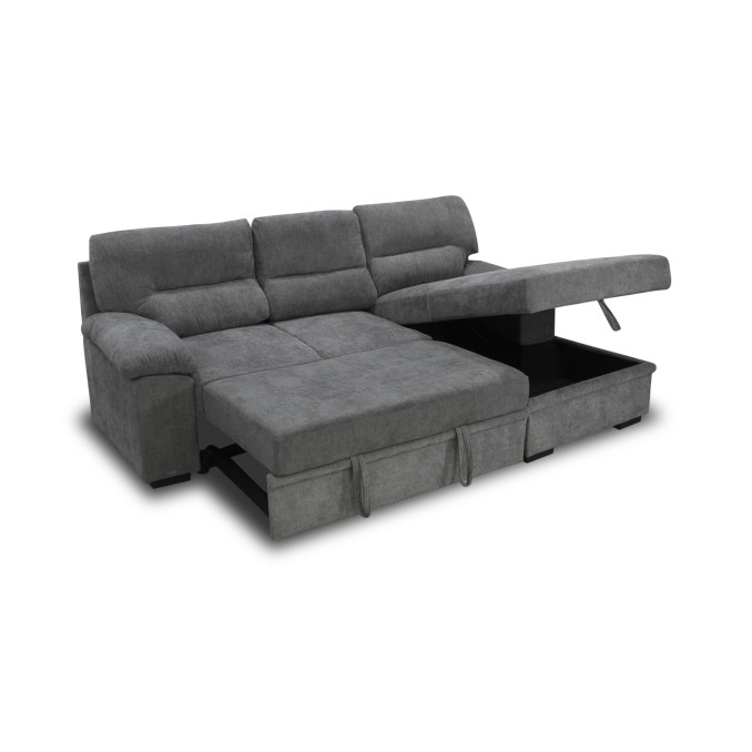 Sofá cama chaiselongue derecha Silvia 251 cm