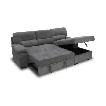 Sofá cama chaiselongue derecha Silvia 251 cm