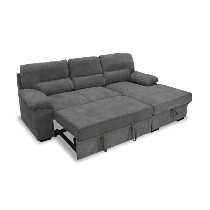 Sofá cama chaiselongue derecha Silvia 251 cm