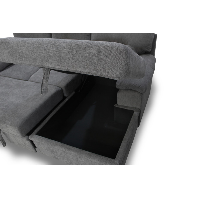 Sofá cama chaiselongue derecha Silvia 251 cm