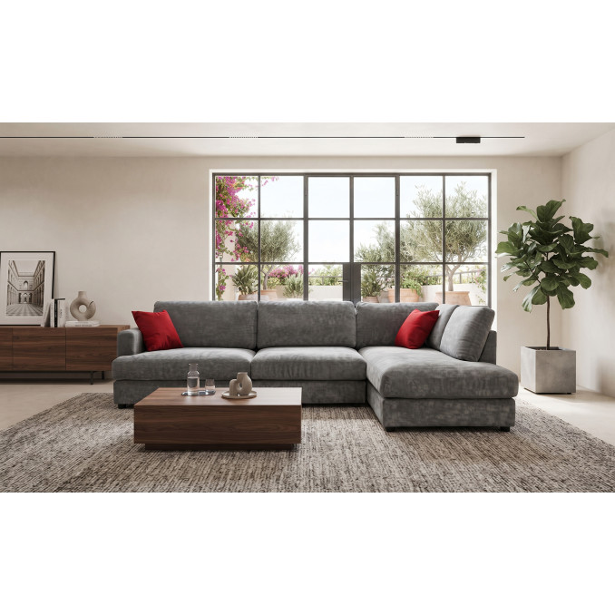 Sofá chaiselongue derecha Cynthia 263 cm