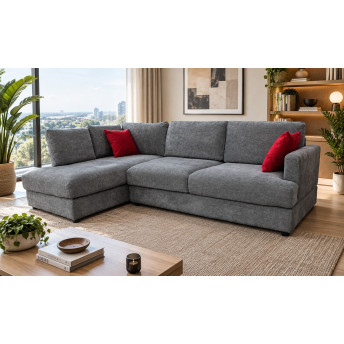 Sofá chaiselongue izquierda Cynthia 263 cm