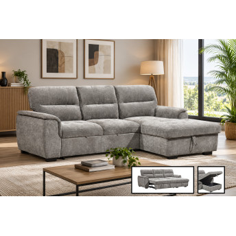 Sofá cama con chaiselongue derecha Ateca 252 cm