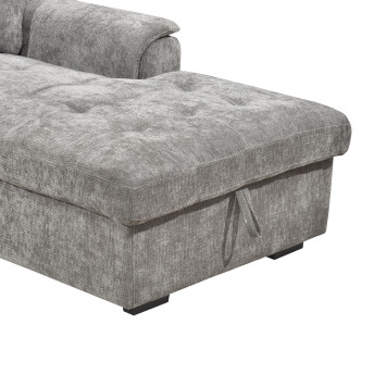 Sofá cama con chaiselongue derecha Ateca 252 cm