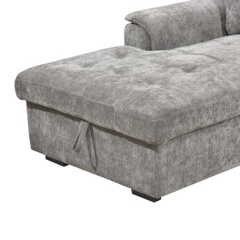 Sofá cama con chaiselongue izquierda Ateca 252 cm