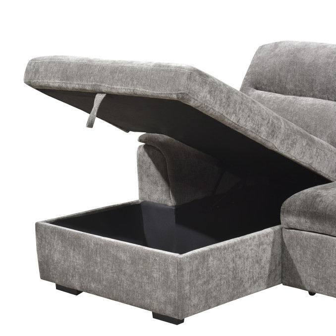 Sofá cama con chaiselongue izquierda Ateca 252 cm
