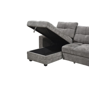 Sofá cama con chaiselongue Raval 260 cm