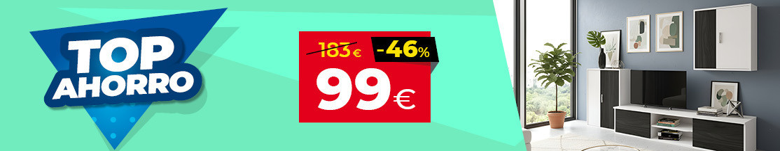 Muebles de salón modernos y baratos: ofertas | Ahorro Total