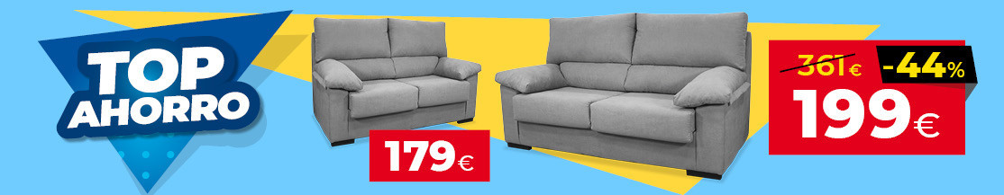 Sofás y conjuntos 3+2 cómodos, elegantes y al mejor precio