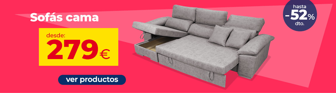 Sof&aacute; cama Neo Nordic 202 cm gris claro