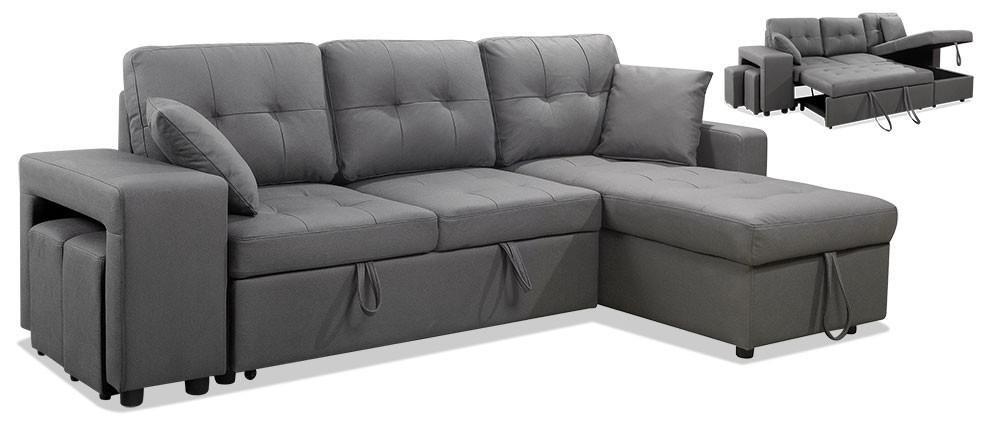 sofá chaise long convertible en cama